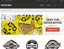 Tablet Screenshot of buttonbros.com